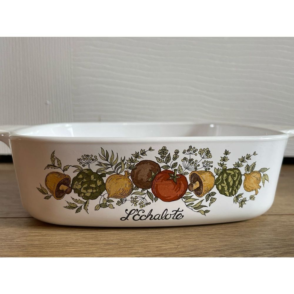 Vintage Corning Ware L'Echalote baking dish